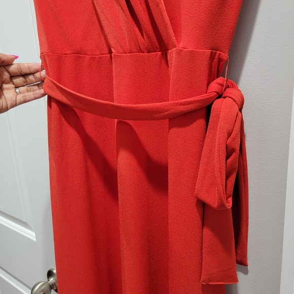 H&M Sleeveless V-Neck Faux Wrap Dress - Picture 6 of 10